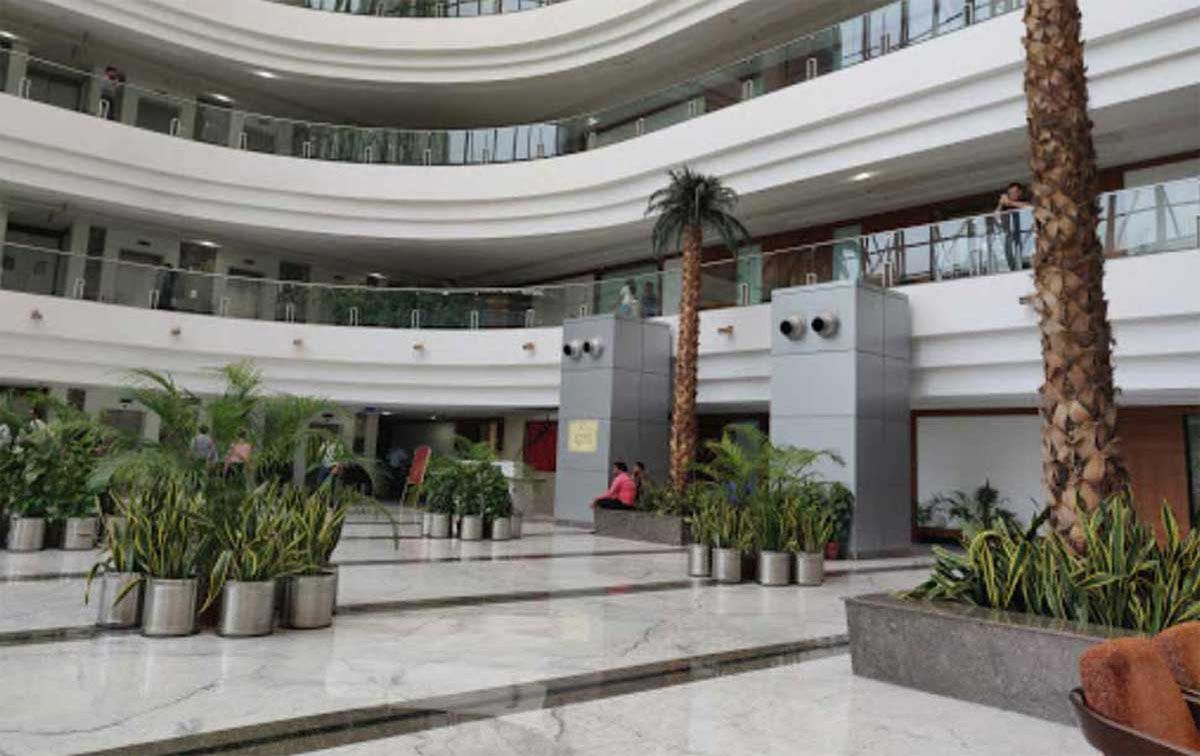 Interior atrium/lobby view
