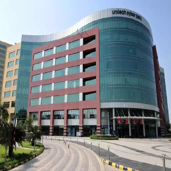 Unitech Cyber Park building exterior and entrance